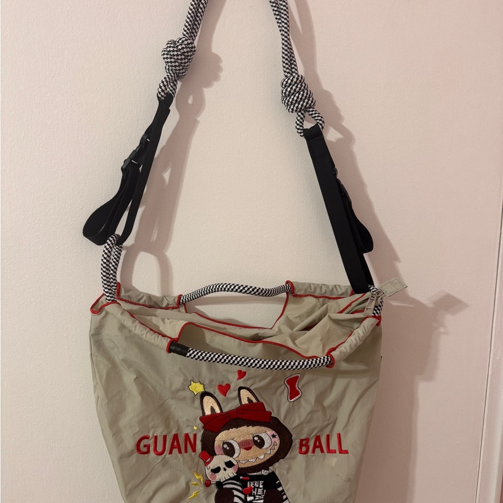 Cute Cartoon Embroidered Shoulder Bag